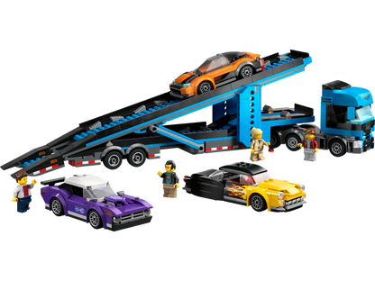 Lego City 60408 Car Transporter Truck with Sports Cars