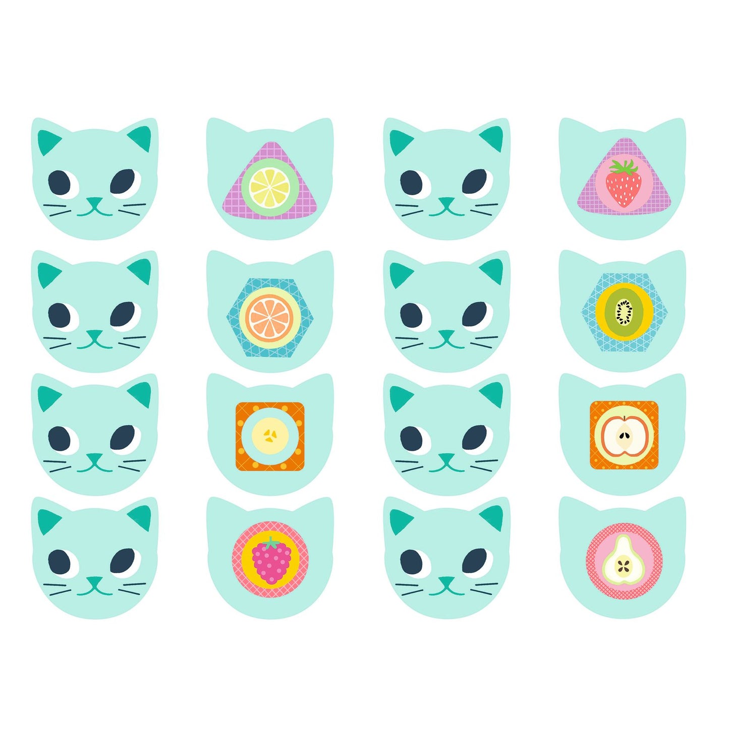 Djeco Tea Set Greedy cats
