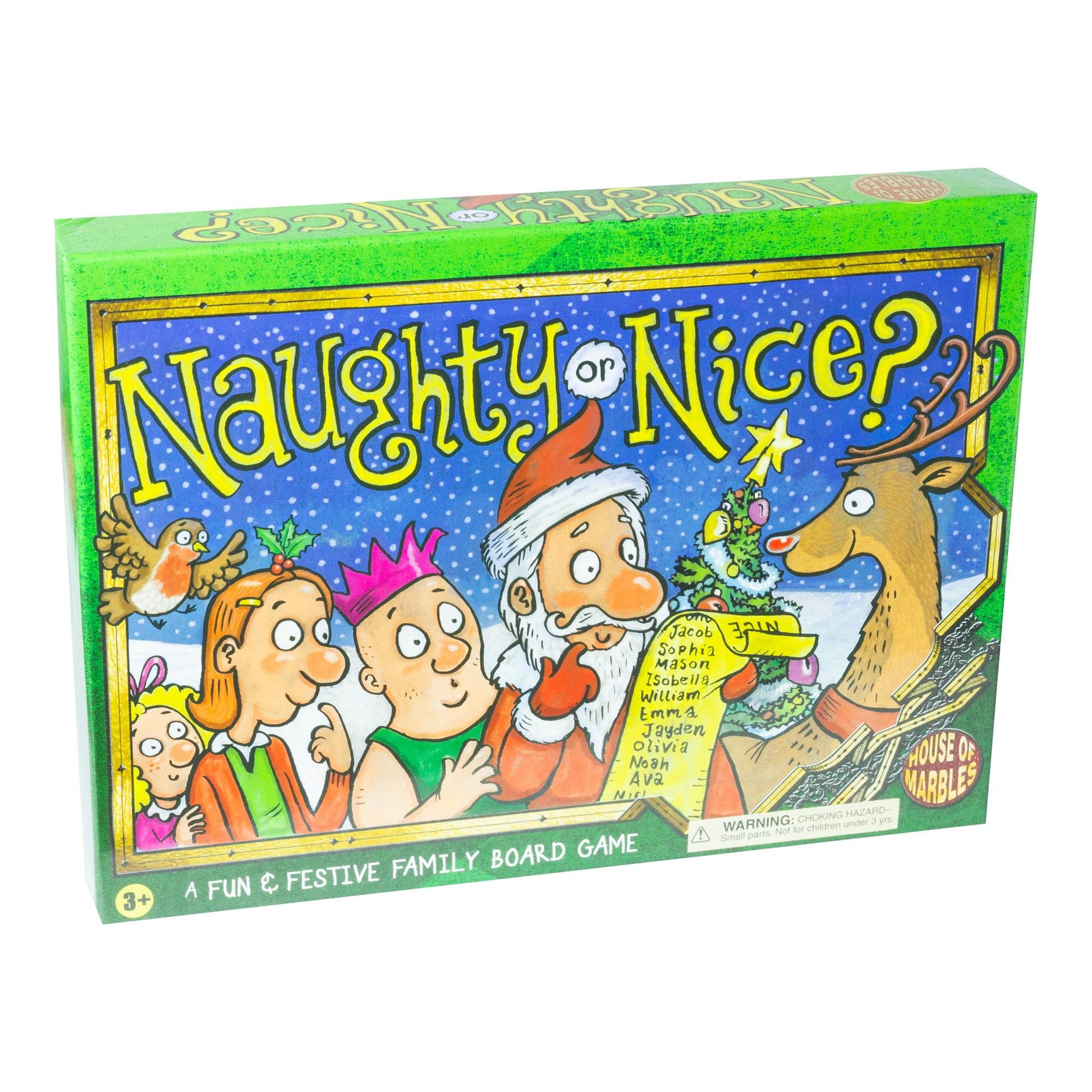 House Of Marbles Naughty or Nice Xmas Board Game