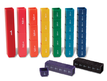 Learning Resources Fraction Tower Fraction Cubes