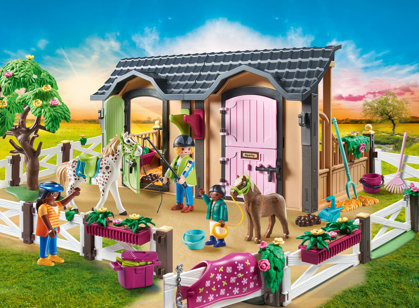 Playmobil 70995 Country Pony Farm Horseback Riding Lessons