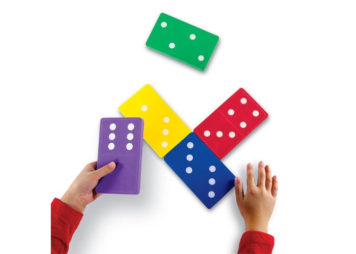 Learning Resources Jumbo Soft Foam Dominoes
