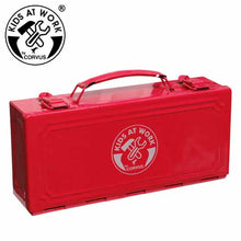 Kids At Work Toolbox Metal Red