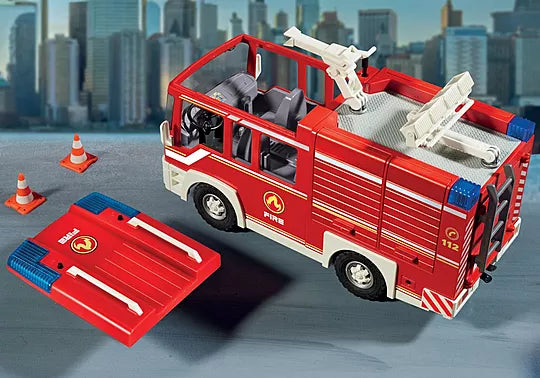 Playmobil 71603 Action Heroes: Fire Station with Fire Truck