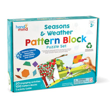 Learning Resources Seasons & Weather Pattern Block Puzzle Set