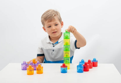TickiT Translucent Colour Pots Set