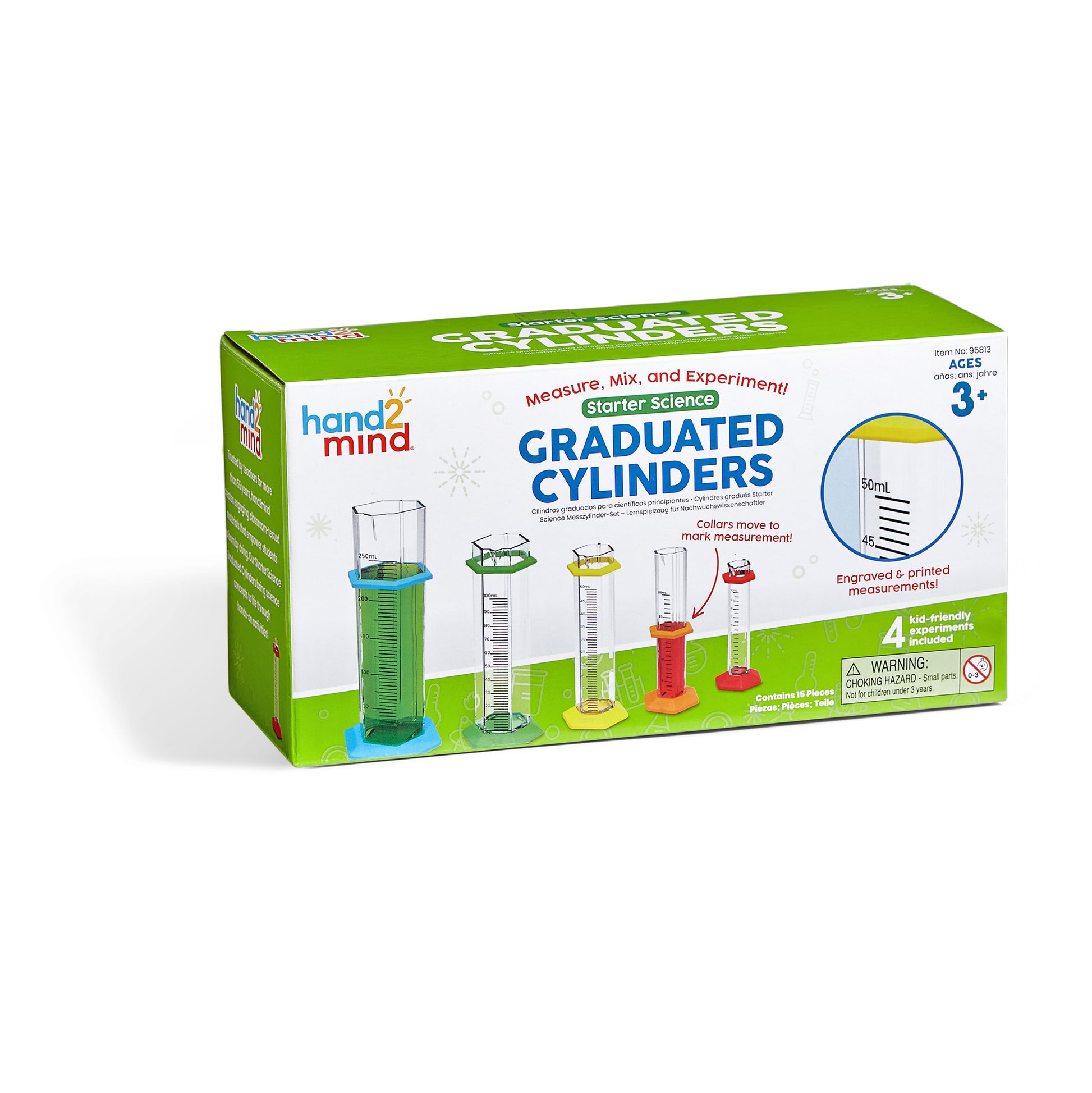 Learning Resources hand2mind Starter Science Graduated Cylinders