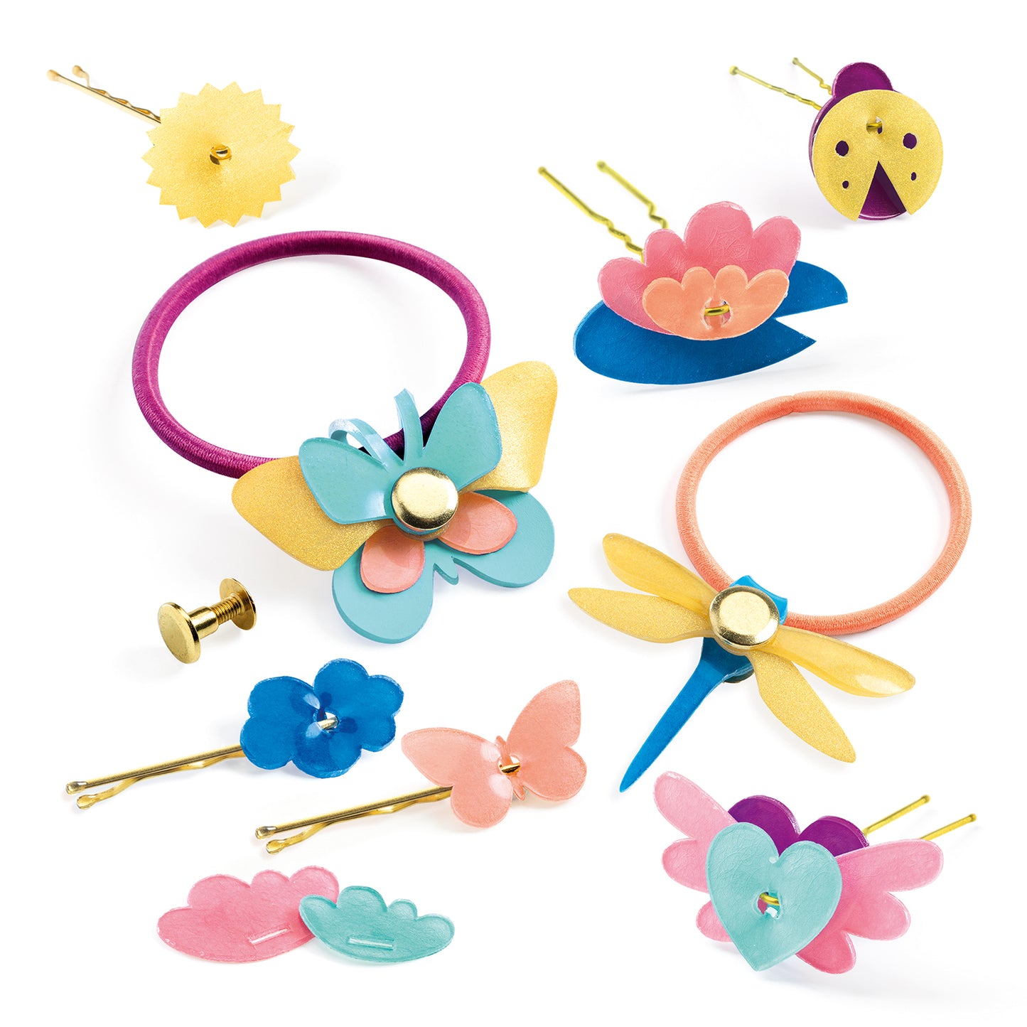 Djeco Artistic Plastic Hairstyling Accessories