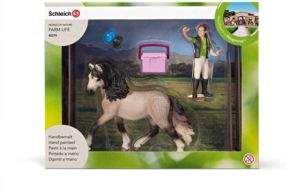 Schleich Horse Club Horse Care Set, Andalusian