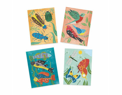 Djeco Glass Beads Picture Zoology (F)