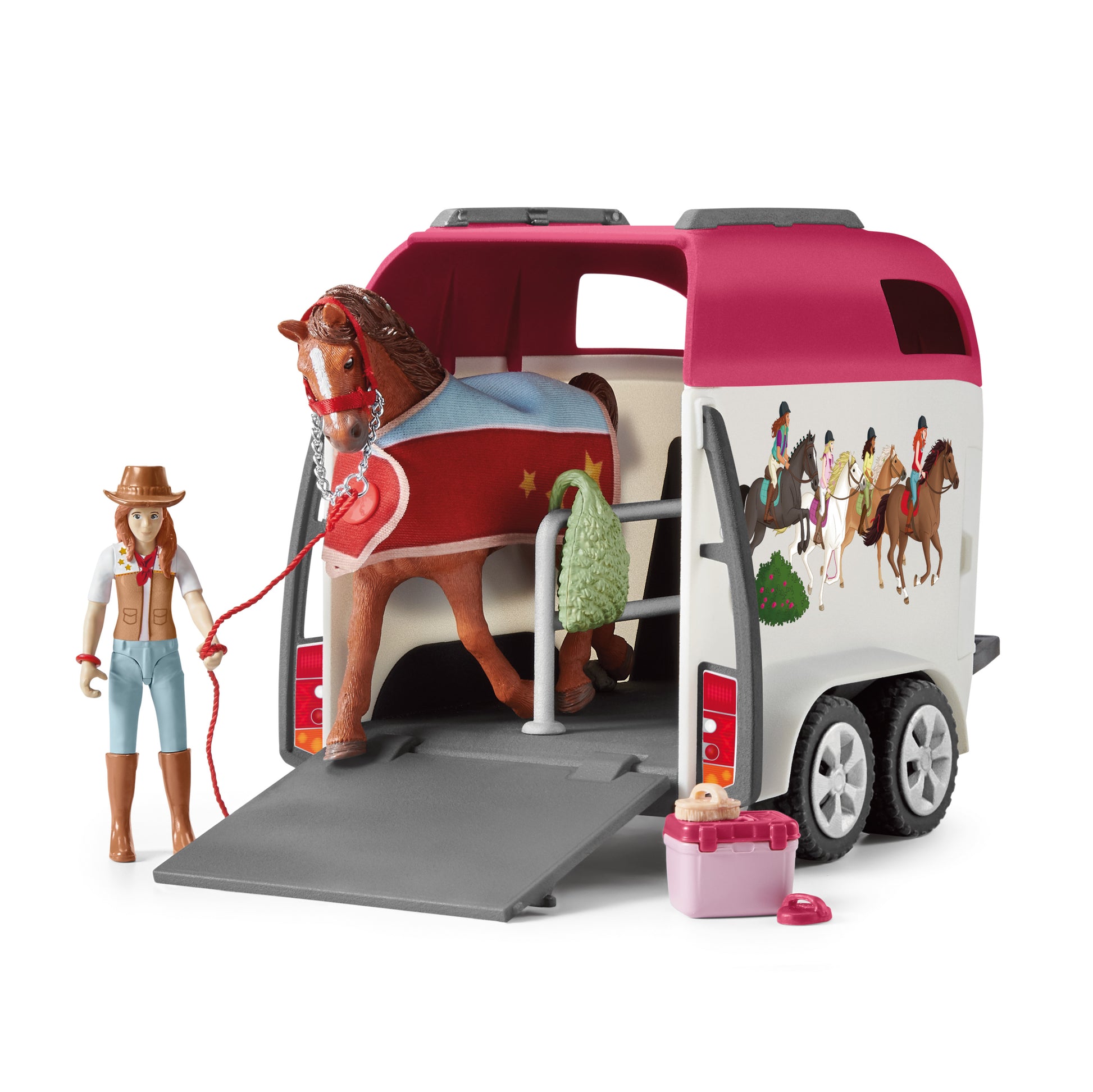Schleich Adventure With Car And Horse Trailer