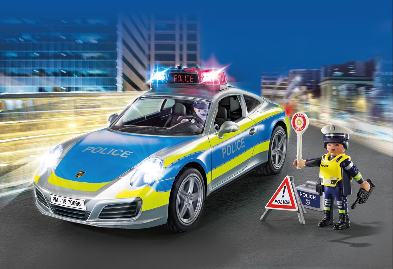 Playmobil 70066 Porsche 911 Carrera 4S Police Car