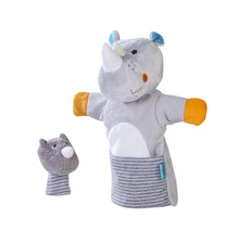 Haba Puppet Rhino With Calf