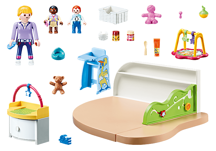 Playmobil 70282 City Life Pre-School Toddler Room