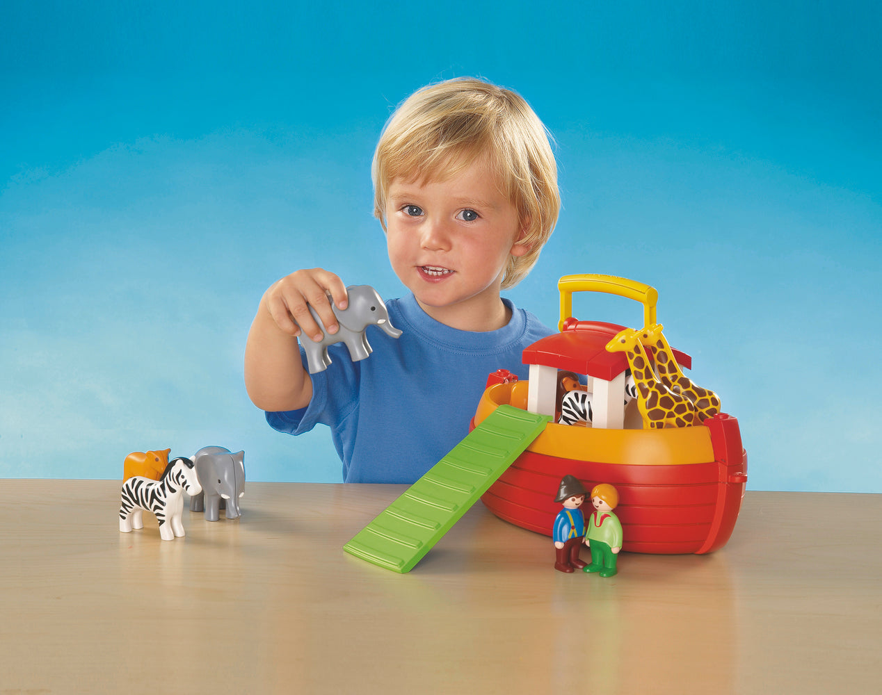Playmobil 1.2.3 6765 Floating Take Along Noah's Ark