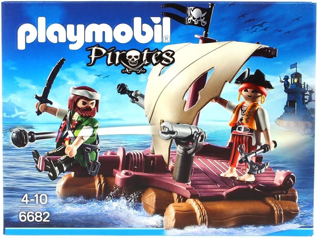 Playmobil 6682 Floating Pirate Raft & Cannon