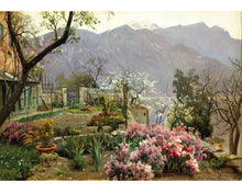 Wentworth Wooden Puzzles Flower Garden near Bellagio - Maxi 250 Pieces