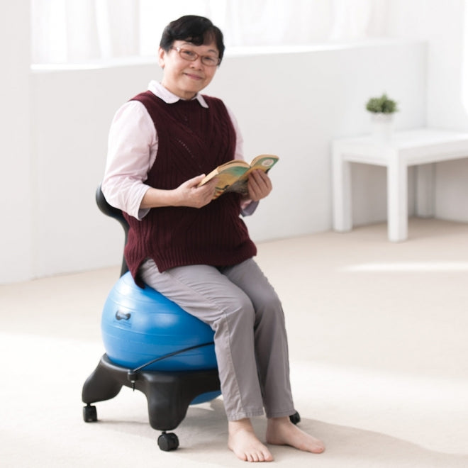 Modern Ball Chair L Black