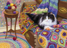 Cobble Hill Puzzles 1000 Pieces Comfy Cat