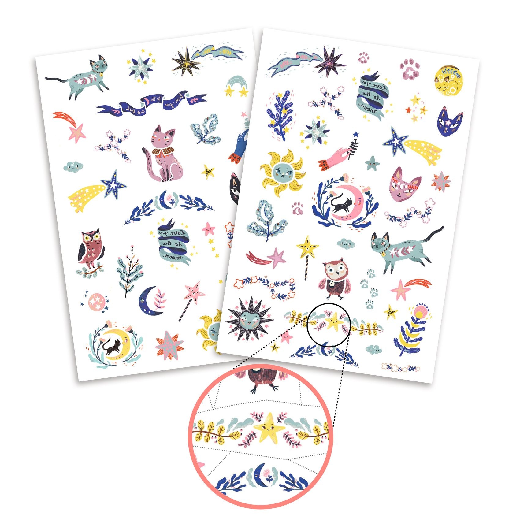 Djeco Sweet Dreams Temporary Tattoos