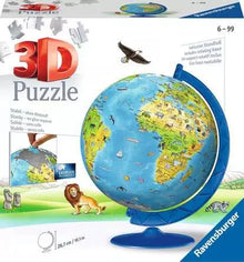 Ravensburger Children's World Map 3D Puzzle 180pc