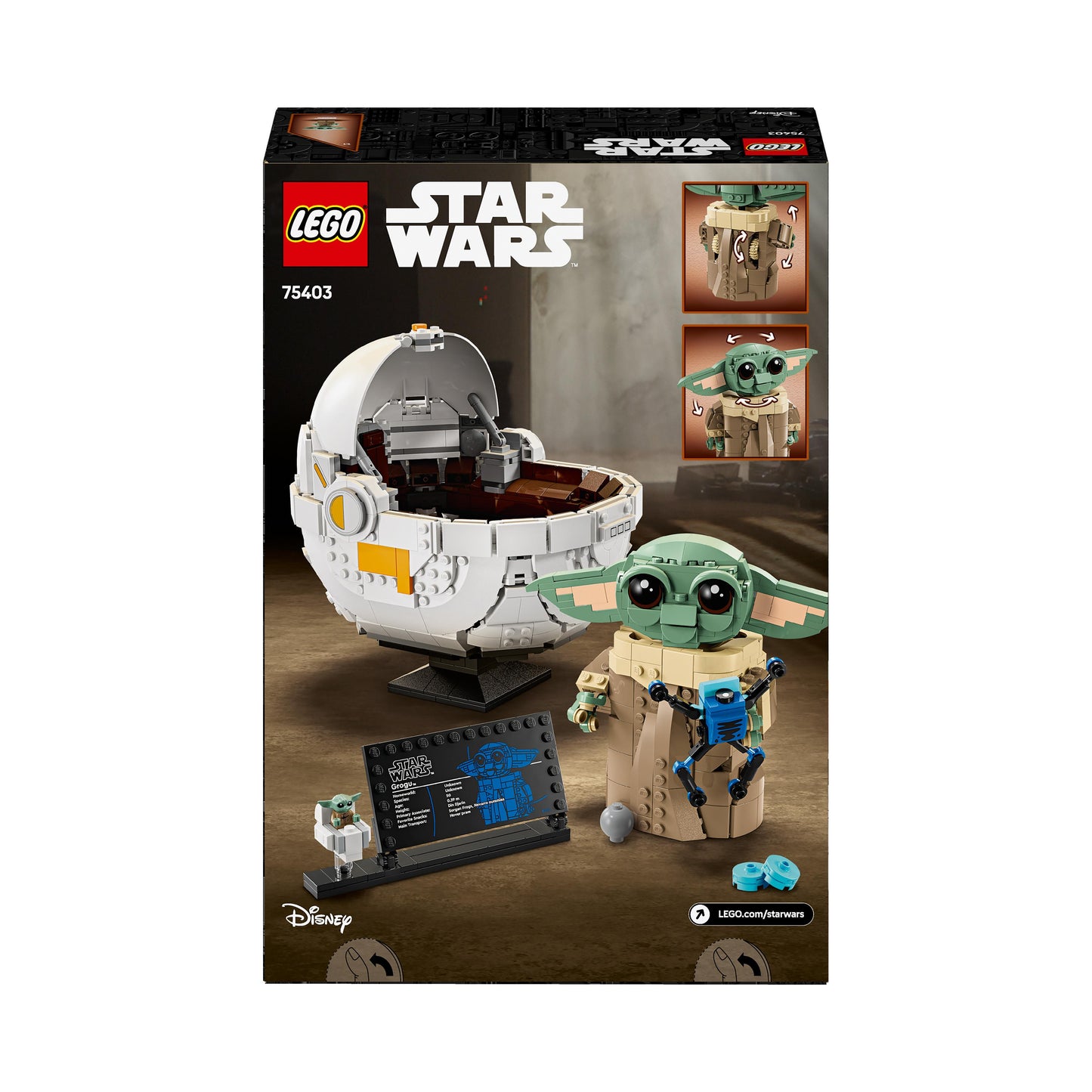Lego Star Wars TM 75403 Grogu™ with Hover Pram
