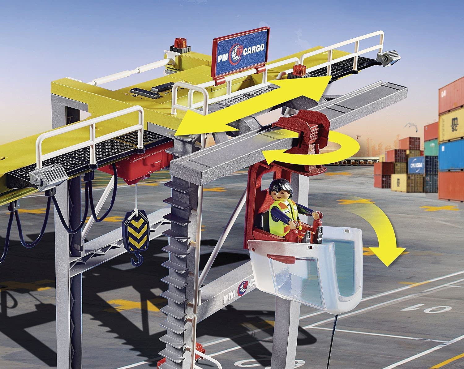 Playmobil 70770 Cargo Crane with Container