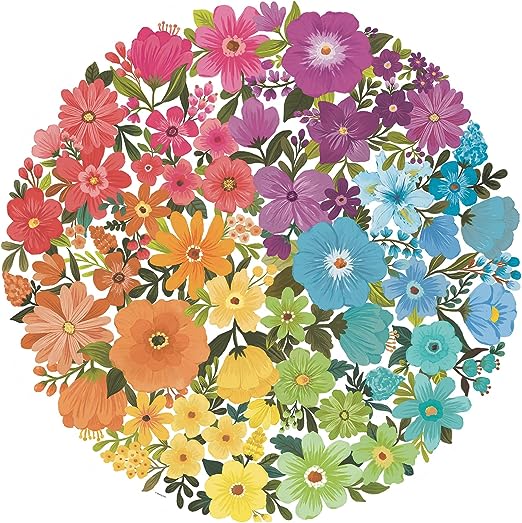 Ravensburger Flowers Circular, 500pc
