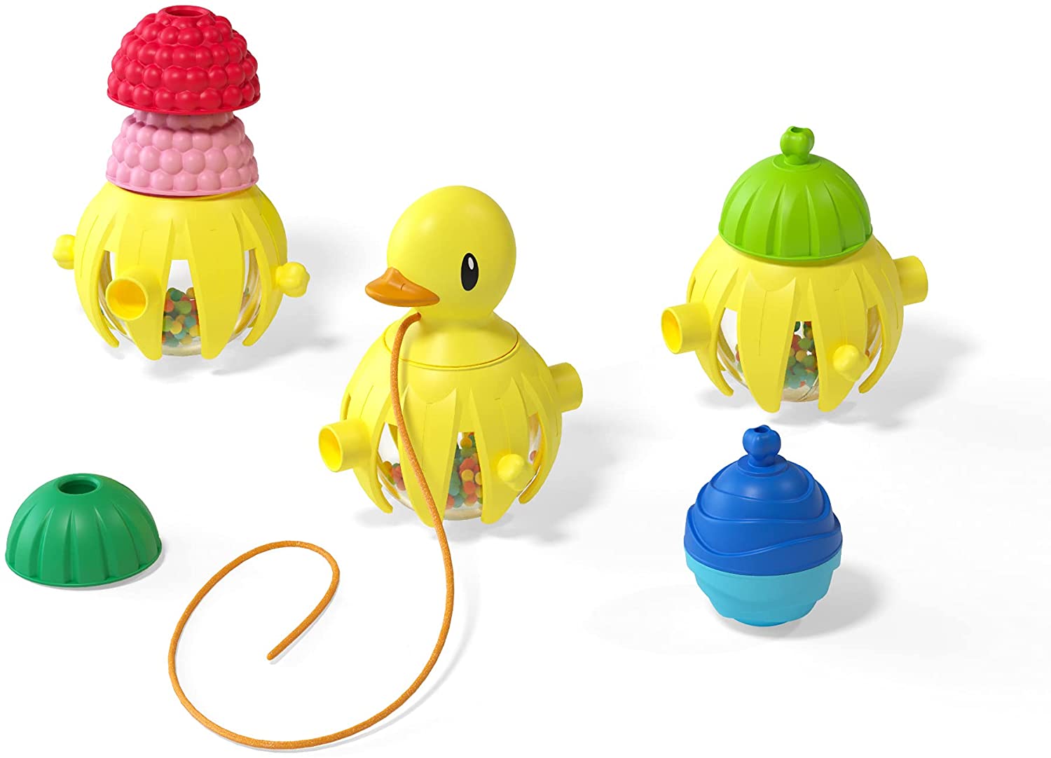 Lalaboom Pull Along Duck & Beads