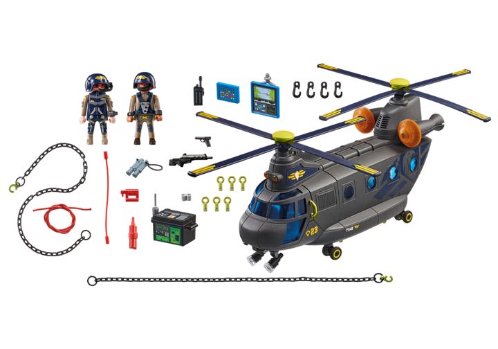 Playmobil 71149 Tactical Police Twin-Prop Helicopter