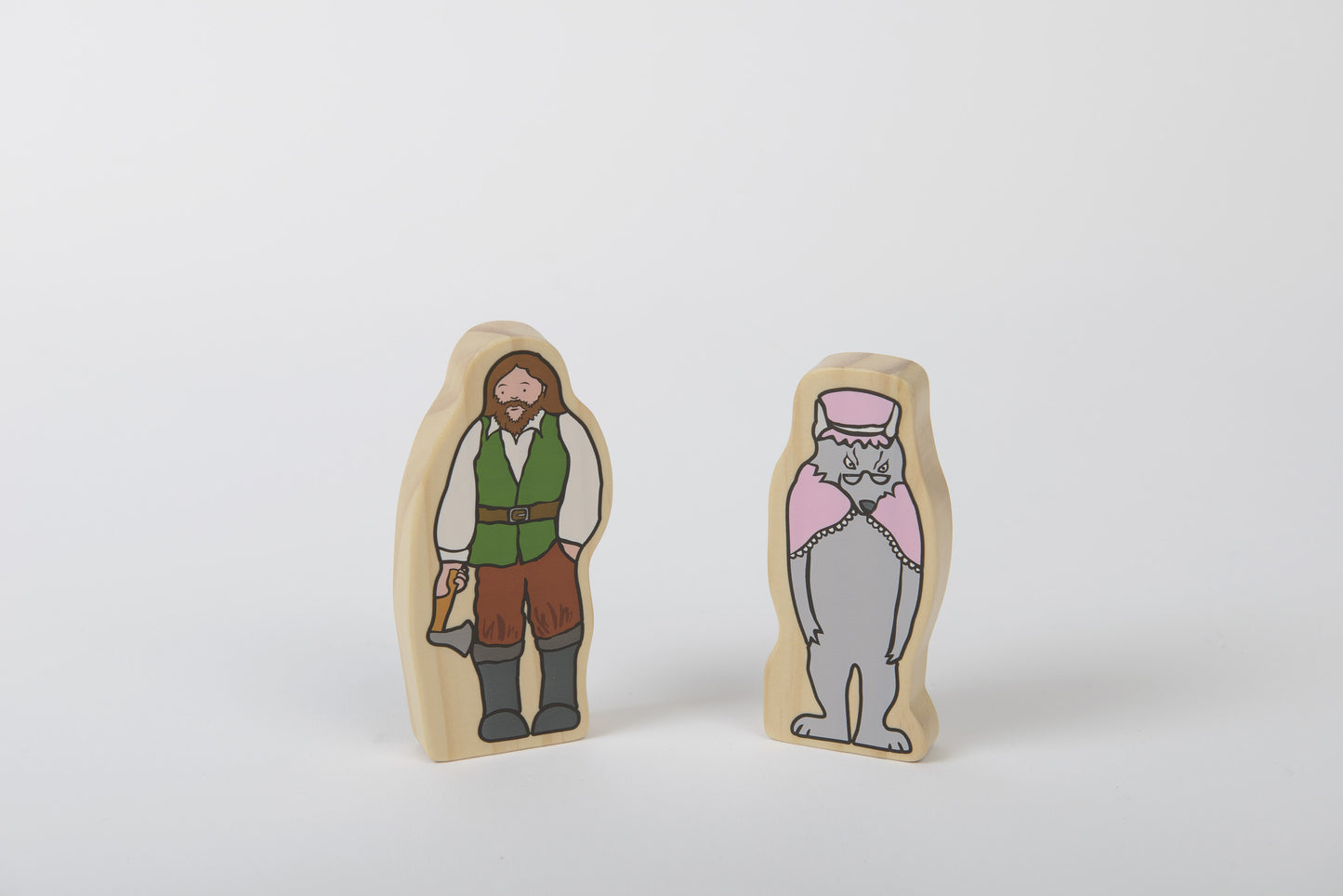 Yellow Door Little Red Riding Hood Wooden Characters