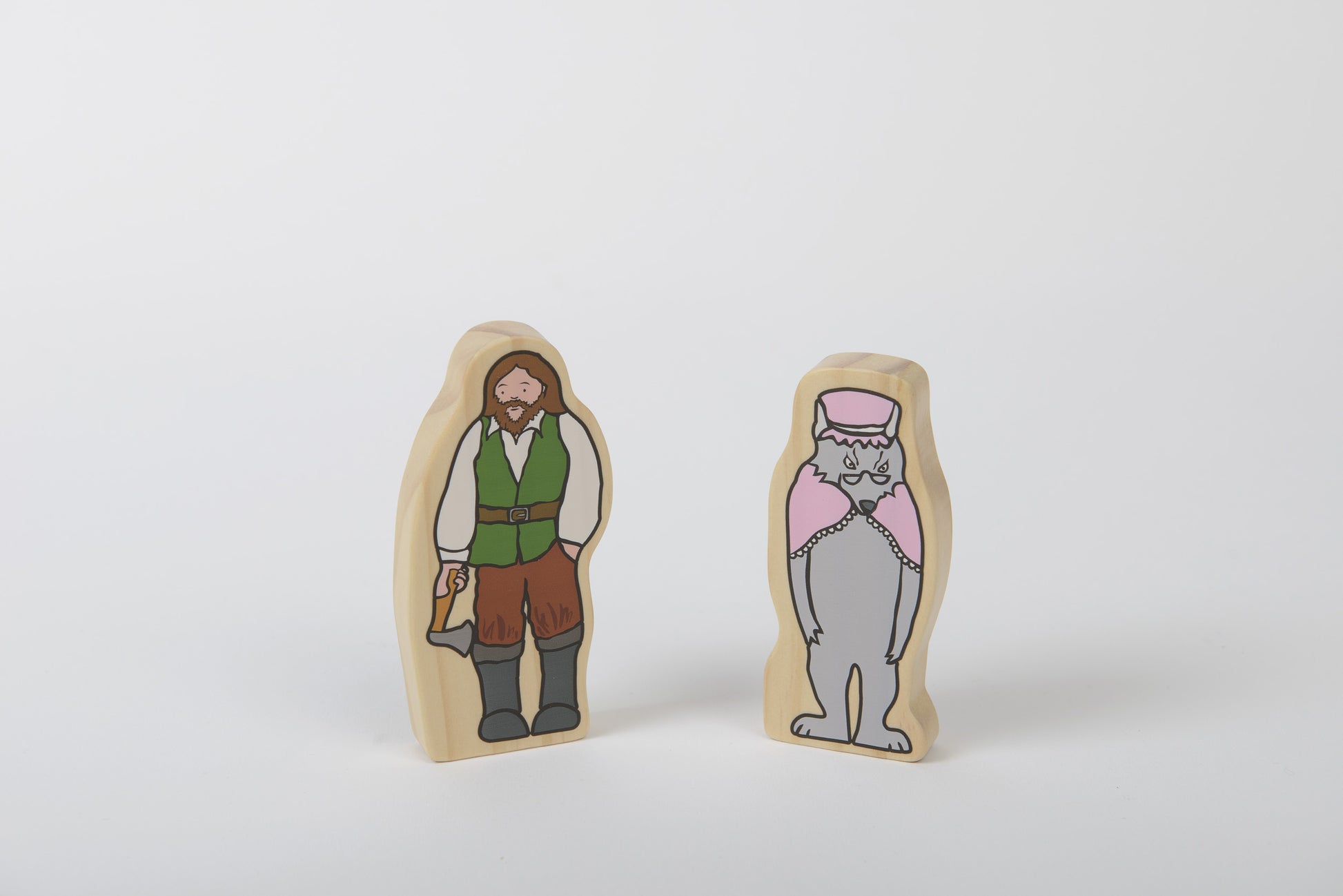 Yellow Door Little Red Riding Hood Wooden Characters