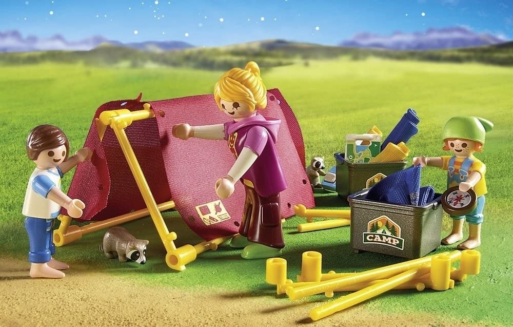 Playmobil 6888 Camp Site with LED Fire