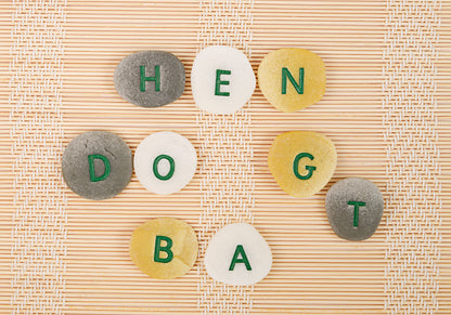 Yellow Door Alphabet Pebbles - Uppercase