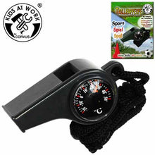 Kids At Work Whistle Compass/Thermometer