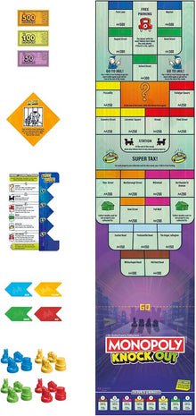 Hasbro Monopoly Knockout - Irish Edition