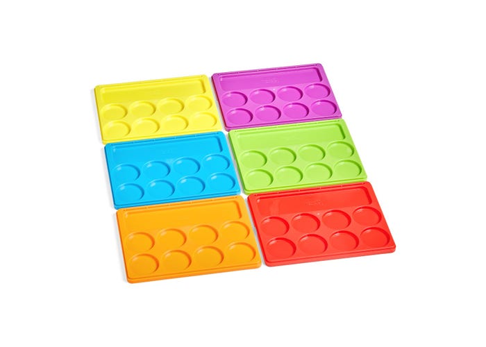 Learning Resources Little Hands at Work® Sound Segmenting Trays (Set of 6)