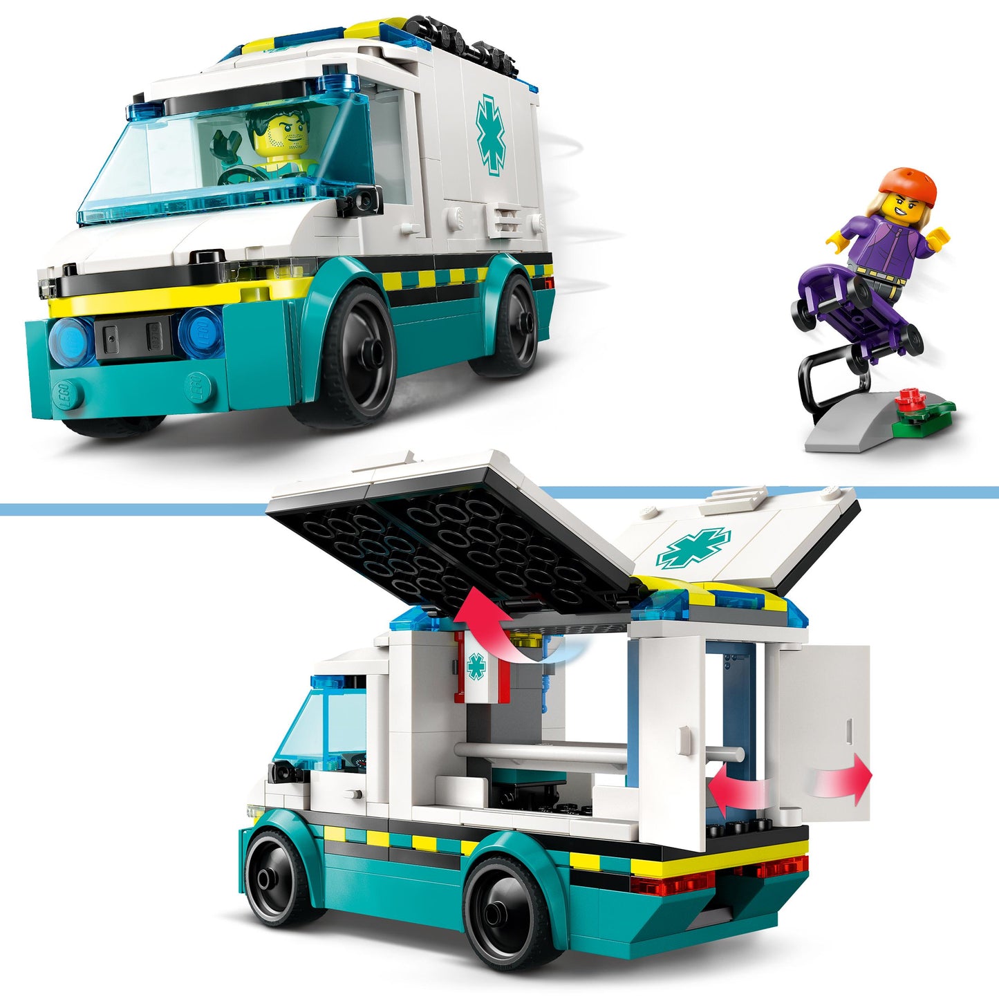 Lego City Great Vehicles 60451 Emergency Ambulance