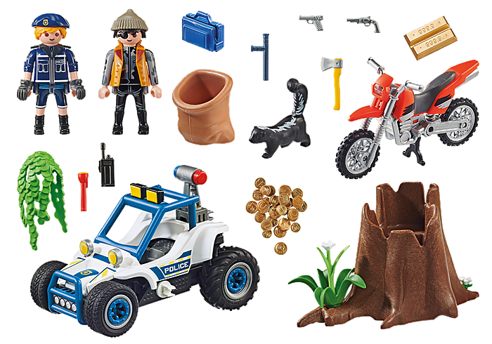 Playmobil 70570 City Action Police Off-Road Car with Jewel Thief