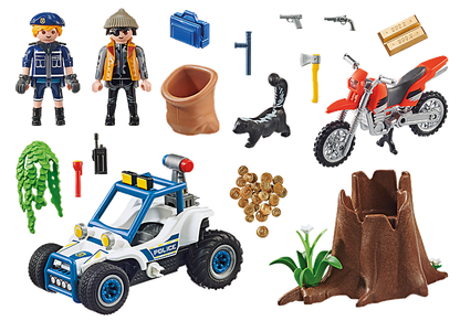 Playmobil 70570 City Action Police Off-Road Car with Jewel Thief