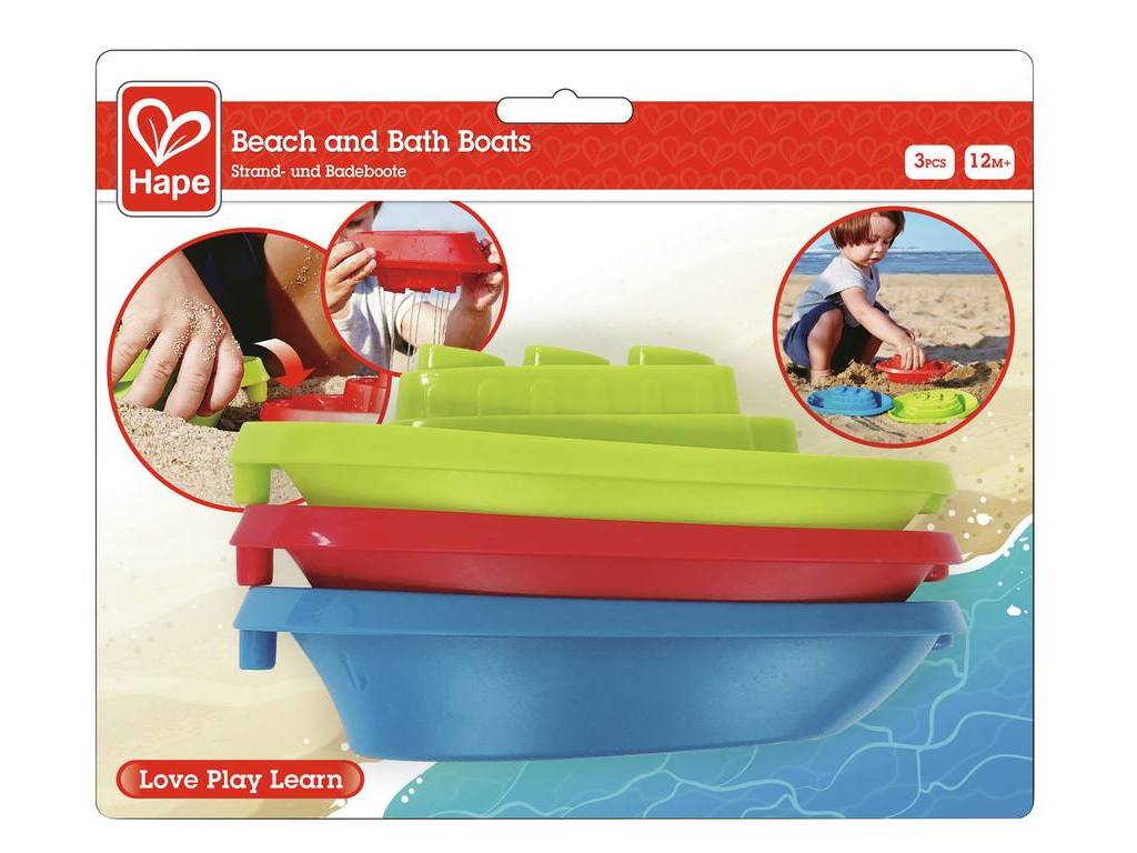 Hape Beach and Bath Boats