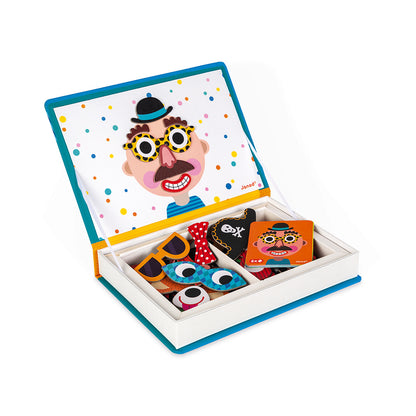 Janod Boy's Crazy Faces Magneti' Book