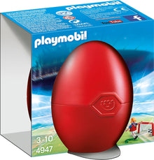 Playmobil 4947 Easter Soccer Player with Goal Gift Egg