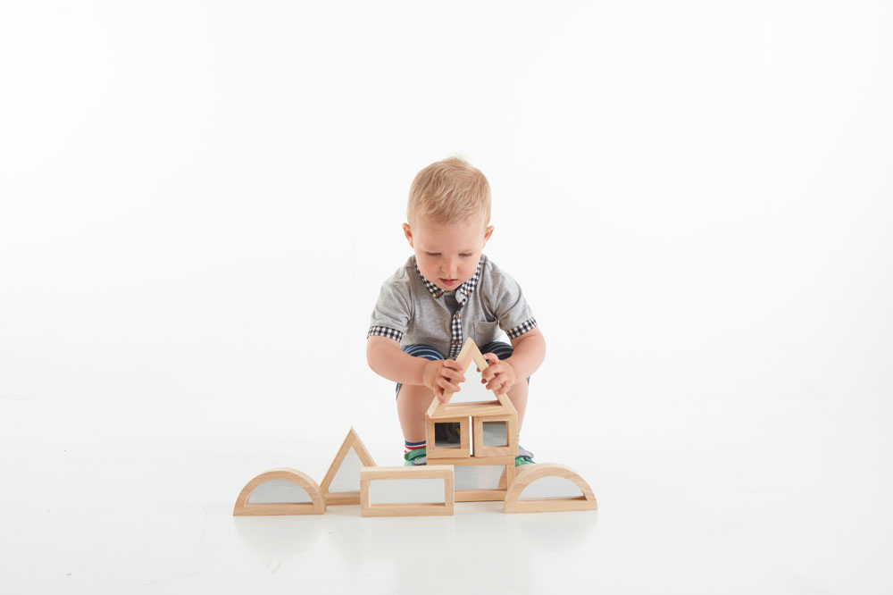 TickiT Large Mirror Block Set