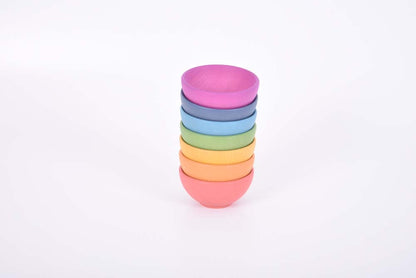 TickiT Rainbow Wooden Bowls