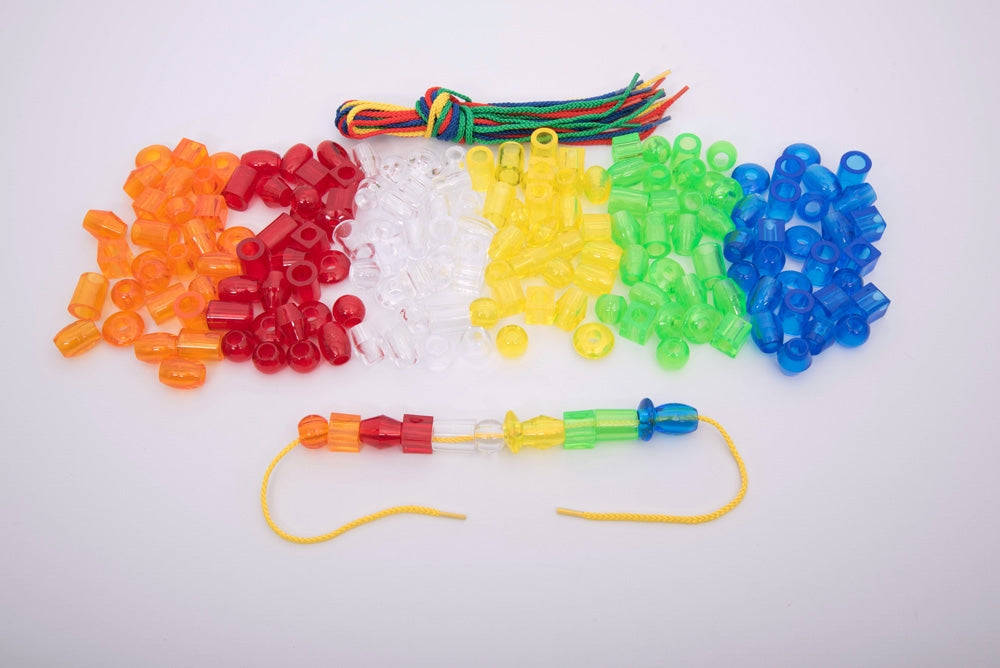 TickiT Translucent Jumbo Lacing Beads