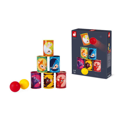 Janod Forest Tumbling Cans