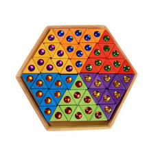 Bauspiel Coloured Triangles 54 Colourful pcs