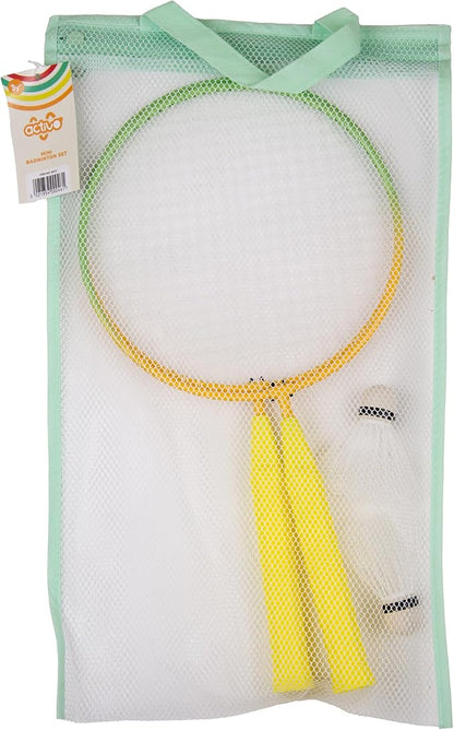 Mookie Activo Mini Badminton Set In Mesh Zipper Bag