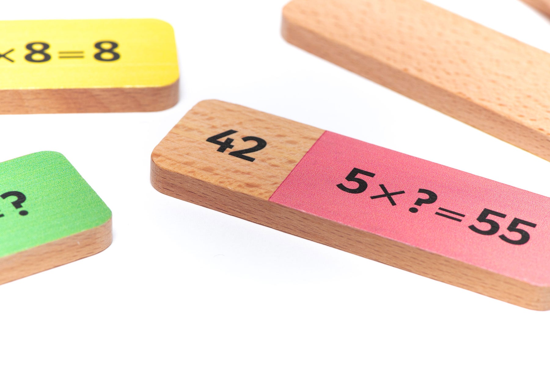Educational Advantage Wooden Multiplication Dominoes